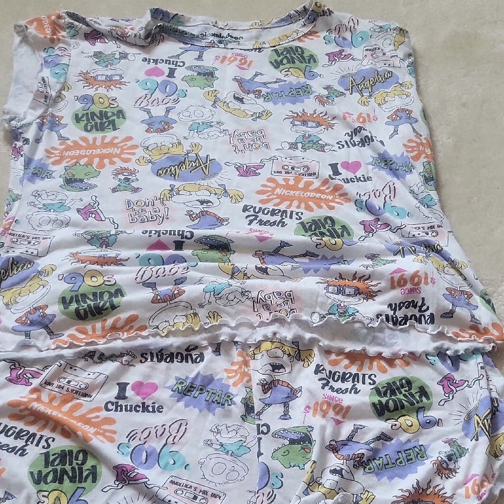 Nickelodeon Rugrats Colorful Pajama Set